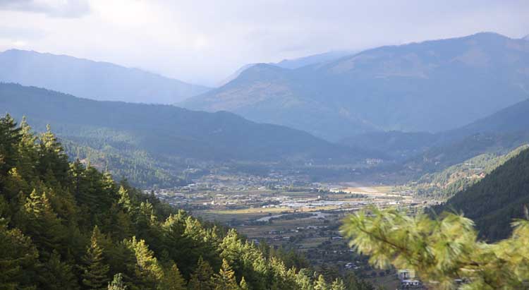 Bumthang from distance