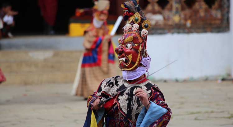 Mask Dance in Paro Festival